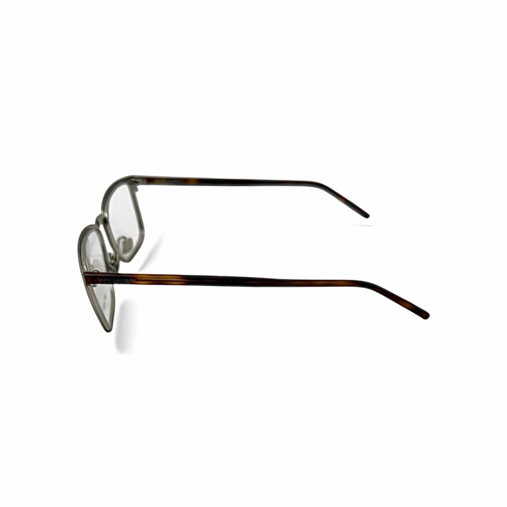 Saint Laurent Men’s Eyeglasses SL 226 0075 418 150 – Brown/Silver New - Picture 4 of 12
